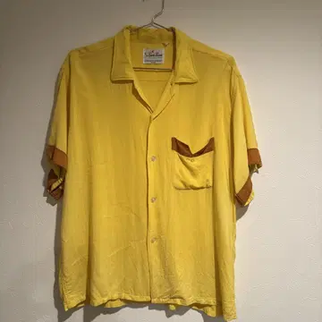 60s 레이온 반팔 셔츠