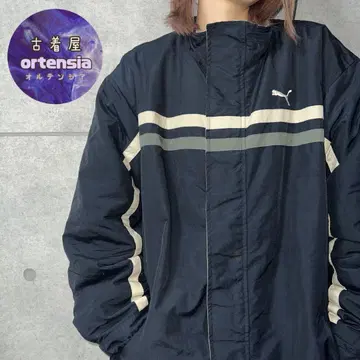 푸마 PUMA 나일론 자켓 빅 루즈 남성용 여성 빈티지