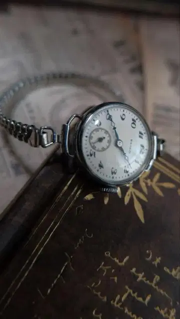seiko 수동 와인딩 시계 실버