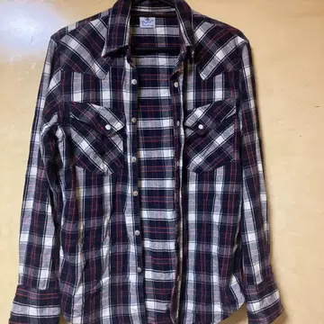 Wrangler 랭글러 체크 웨스턴 셔츠 S 에드윈