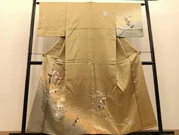 호몬기 부품 자수 산호 창파 비학꽃 문양 운염 금채 순수 실크 일품