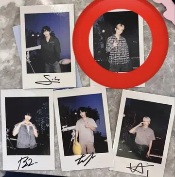 TXT 영준 yzy 일직오락 상하이 팬사인회 당첨자 폴라로이드