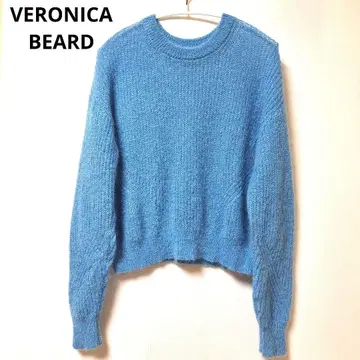 VERONICA BEARD 긴팔 니트 스웨터 모헤어 US 구제 의류