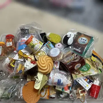 미니어처 식품 세트 다수