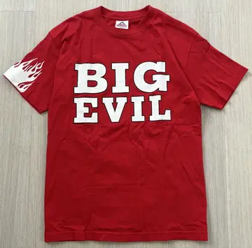 새상품급 WWE 언더테이커 BIG EVIL 반팔 T셔츠 M 레드