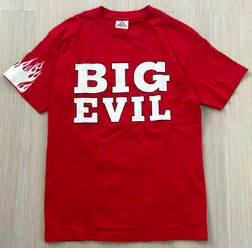 새상품급 WWE 언더테이커 BIG EVIL 반팔 T셔츠 M 레드