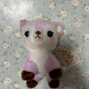 새끼 사슴 보라색 봉제 인형