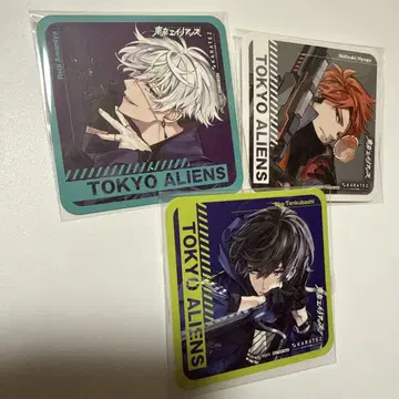 TOKYO ALIENS 스티커 세트 3개