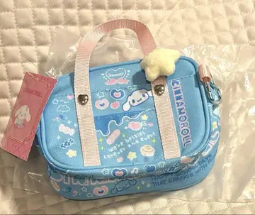 사야네 님 스쿨백풍 미니 파우치 시나모롤 산리오 학원 반짝임부 택 포함