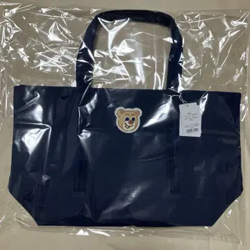페이러 올드 테디 와펜 토트 네이비 L 대