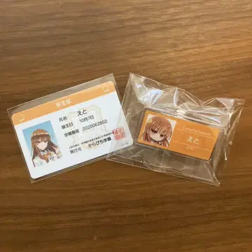 컬러풀 피치 학생증 명찰 배지 카라피치 파라다이스 2025 에토