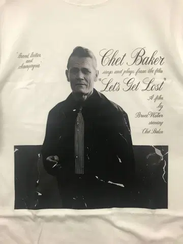 Chet Baker Let's Get Lost 티셔츠 체트 베이커