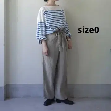 미사용 새상품 OUTIL TRICOT HABAS 화이트 파랑