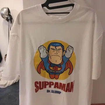 SUPPAMAN 셔츠 Dr. SLUMP 스파맨 스파맨 큰 사이즈