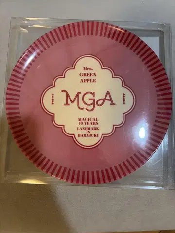 Mrs. GREEN APPLE MGA 10주년 기념 플레이트 핑크 대