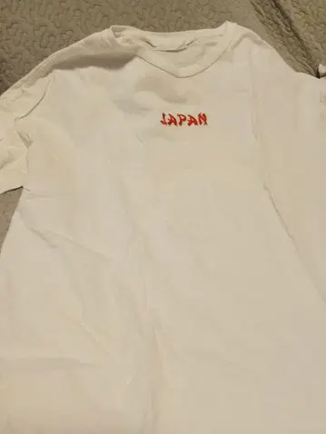 JAPAN 자수 화이트 T셔츠 M 인기 옛날 우키요에