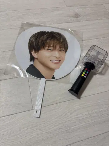 부채와 응원봉 세트