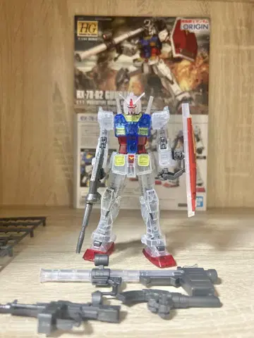 HG RX-78-2 건담 THE ORIGIN ver. 클리어 컬러