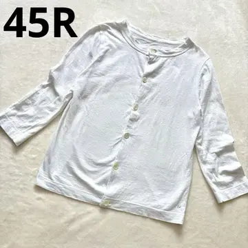 45R 45rpm 짐바브웨 노카라 코튼 가디건 자수