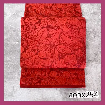 aobx254 가치 있는 캐주얼 후쿠로 오비 순수 실크