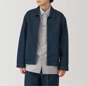 새상품급 MUJI MUJI 와시혼 데님 자켓 남성용 L