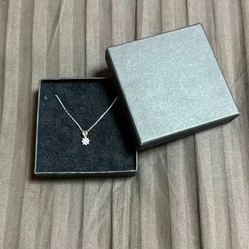 [ 익명 배송 ] SnowMan 실버 스노우 목걸이