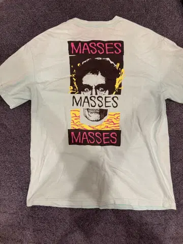 MASSES MASS MAN T셔츠 XL 마시스 터콰이즈