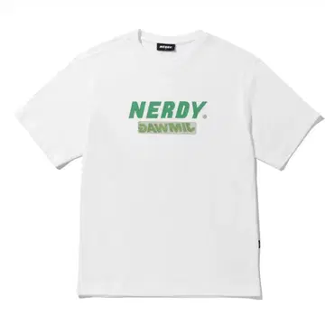 NERDY x JIMWAG 로고 업 앤 다운 티