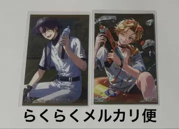 와타라이 히바리 유우 Q 윌슨 보이스 비주얼 카드 니지산지 8월