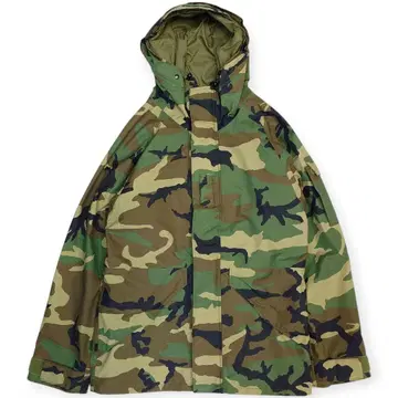 컨디션 최상 USARMY ECWCS 우드랜드 카모 고어텍스 파카 S-L