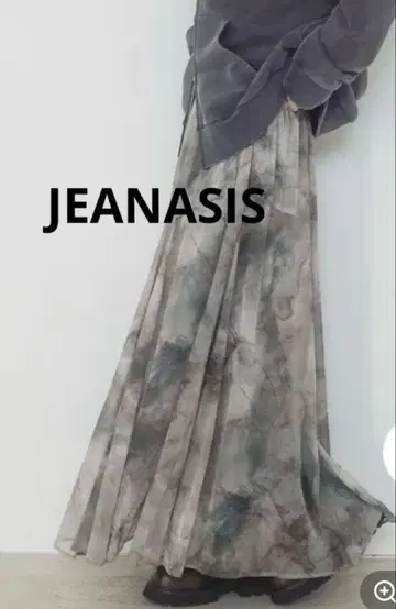 JEANASIS 그레이 뉴앙스 스커트 S 사이즈