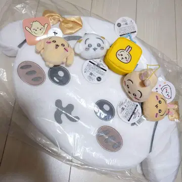 치이카와 토끼 저반발 쿠션 & 마스코트 & 파우치 세트