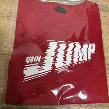 BLACKPINK JUMP 크롭T셔츠 RED