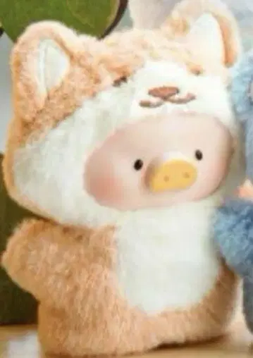 LULU 아기 돼지 퍼펫 봉제 인형 키링 여우
