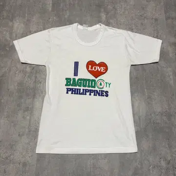 90s 빈티지 T셔츠 필리핀 바기오 싱글 스티치