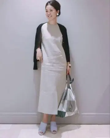 Demiluxe Beams 슬리브리스 린넨 원피스