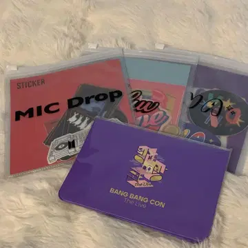 BTS 스티커 BANG BANG CON 방방콘 팔찌
