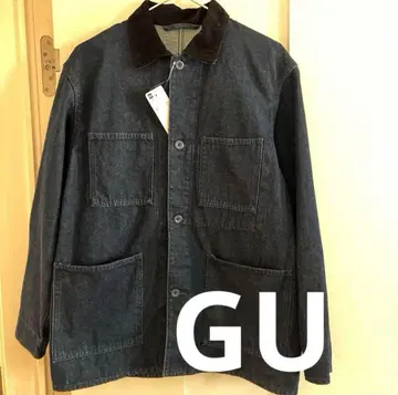 가을 옷 GU 커버올 자켓 데님 자켓