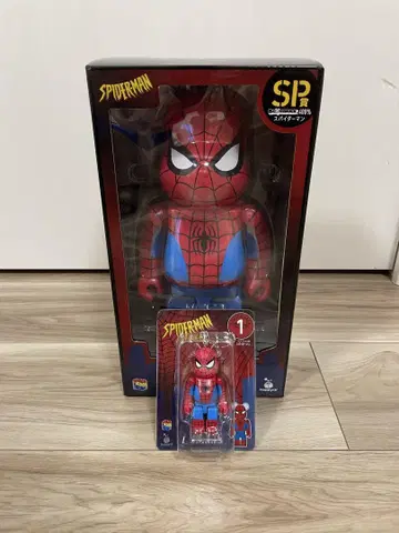 BE@RBRICK 400% 스파이더맨 SP상 & 스파이더맨 100%