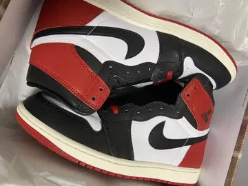 츠마 블랙 JORDAN 1 HIGH OG Black Toe 28cm