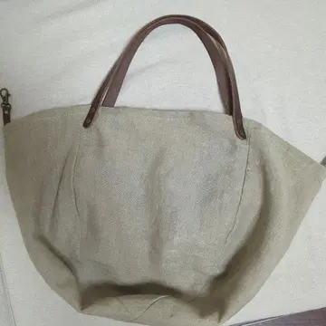 린넨 토트백 새상품급
