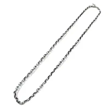 실버925 원형 체인 목걸이 silver 전체 길이 약 45.4cm