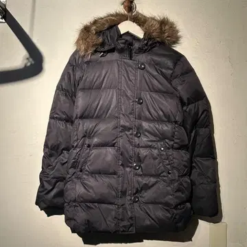 GAP 다운 자켓 후드 부착 네이비 M 사이즈