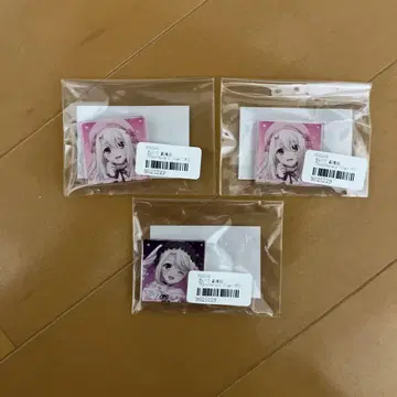 프리즈마 이리야 복권 메이트 kawaii 아크릴 타일 이리야 2세트
