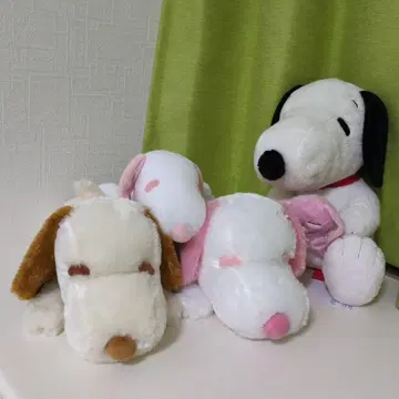 스누피 봉제 인형 세트