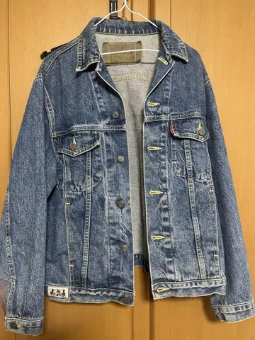 남성용 데님 자켓