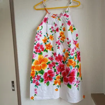 [새상품급] 하이비스커스 패턴 튜닉