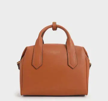 찰스앤키스 오렌지 핸드백