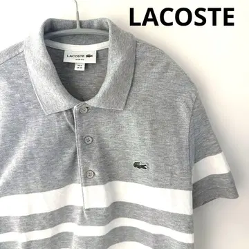 LACOSTE 피케 셔츠 그레이 반팔 라코스테 XS
