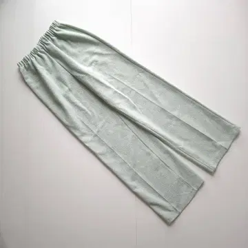 빈티지 이지 팬츠 와이드 팬츠 민트 그린